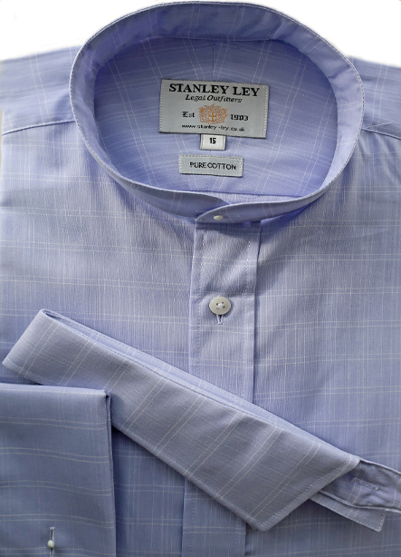 Blue Overcheck Check