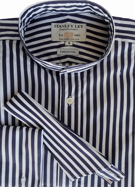 Navy Wide Bengal Stripe