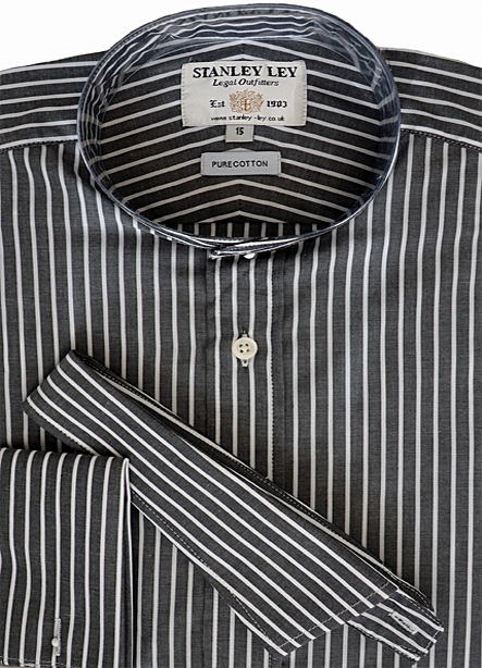 Grey Butchers Stripe